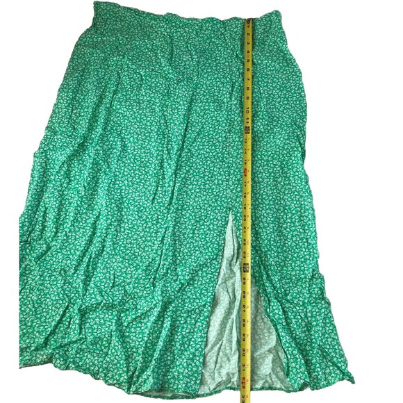 New Look Women’s Skirt Green Floral Size 14 NWT - Picture 8 of 16